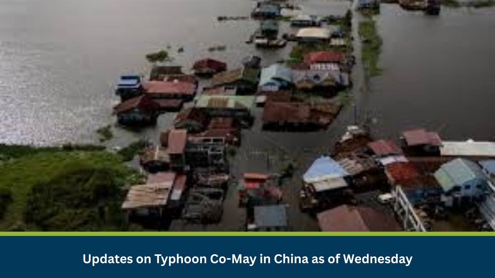Updates on Typhoon Co-May in China as of Wednesday