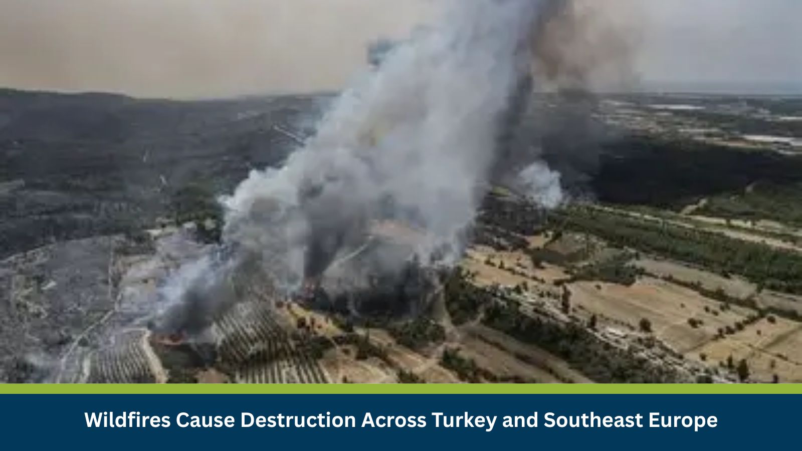 Wildfires Cause Destruction Across Turkey and Southeast Europe