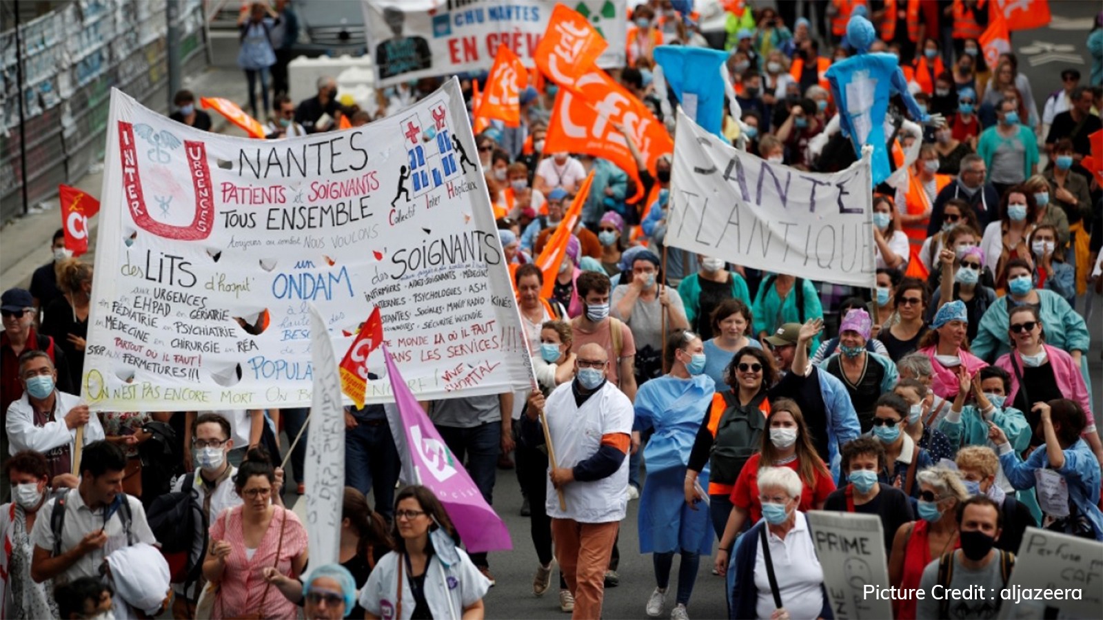 Health Worker’s Protest in Paris