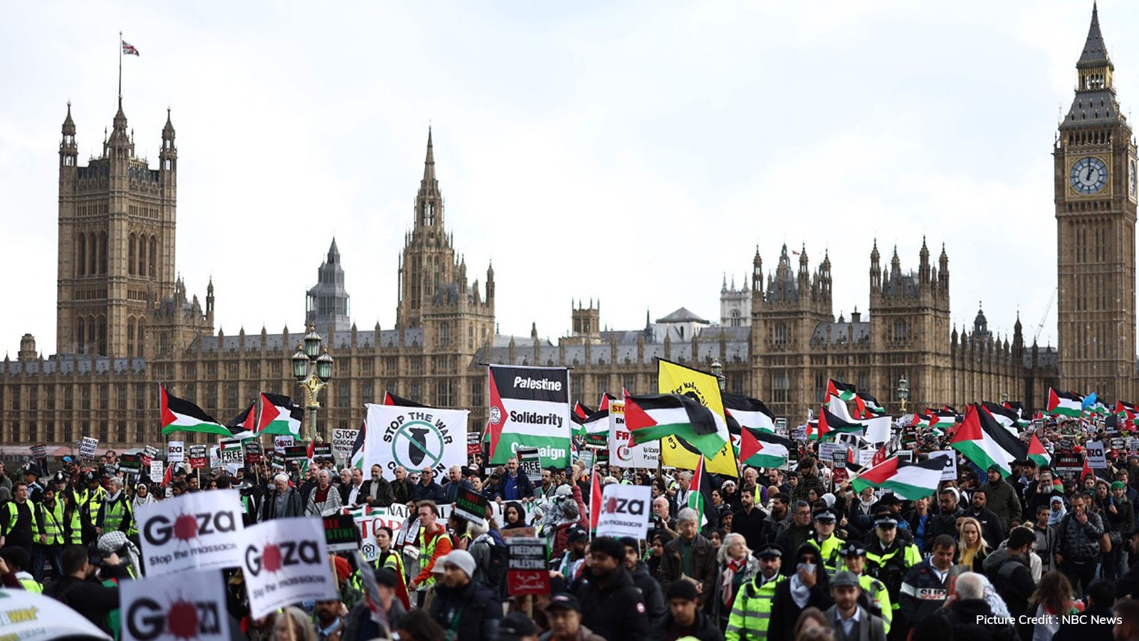 Pro-Palestine Demonstration in London on 05 July 2025