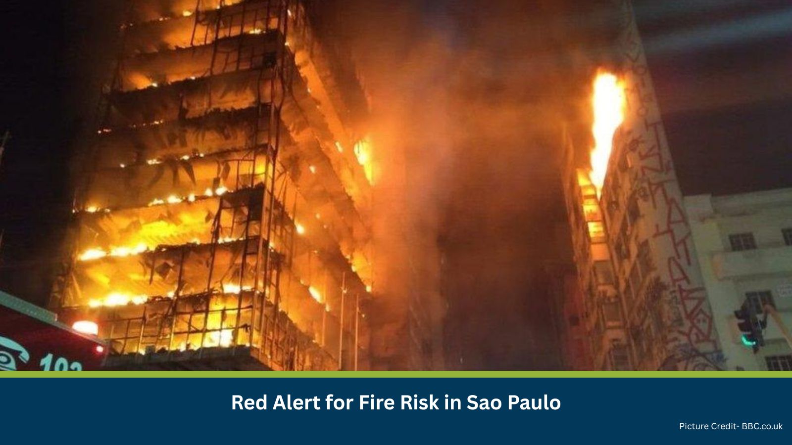 Red Alert for Fire Risk in Sao Paulo (16–17 July)