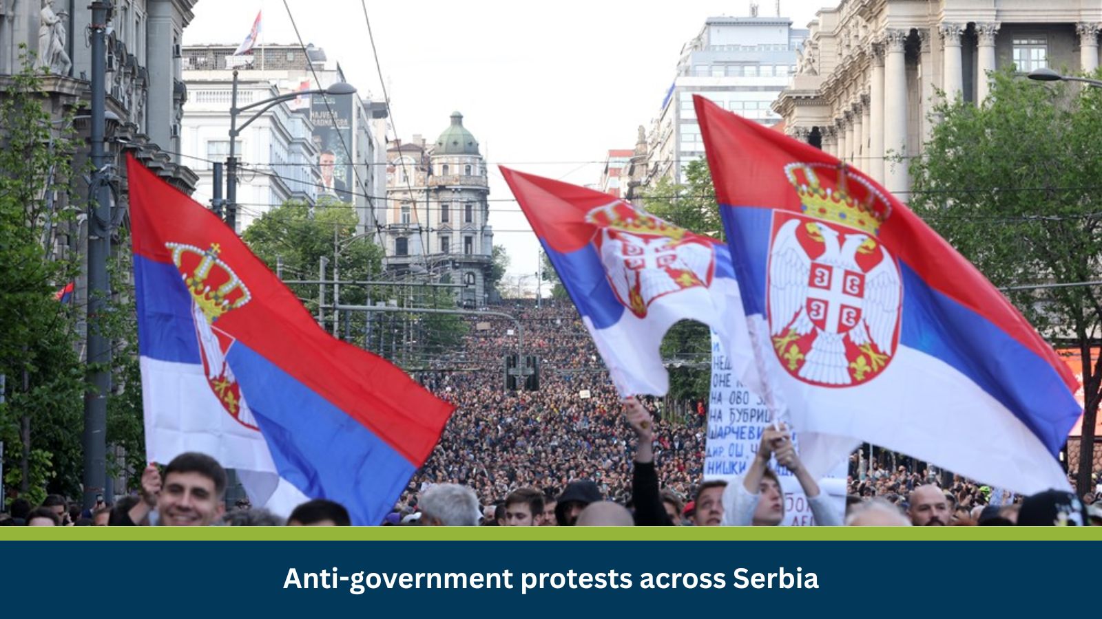Anti-government protests across Serbia