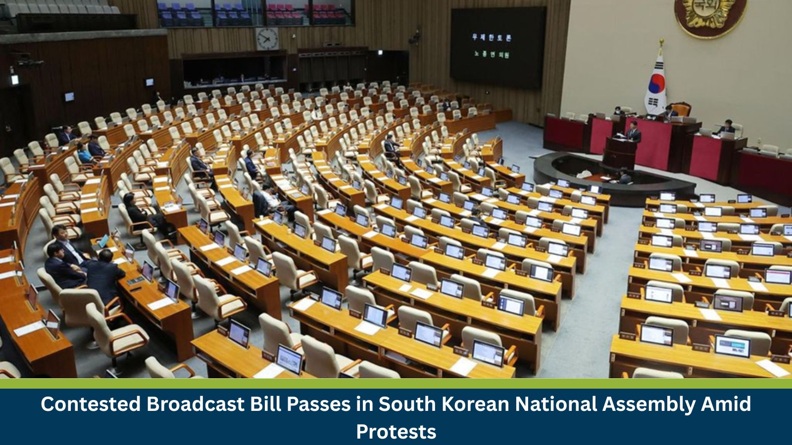 Contested Broadcast Bill Passes in South Korean National Assembly Amid Protests