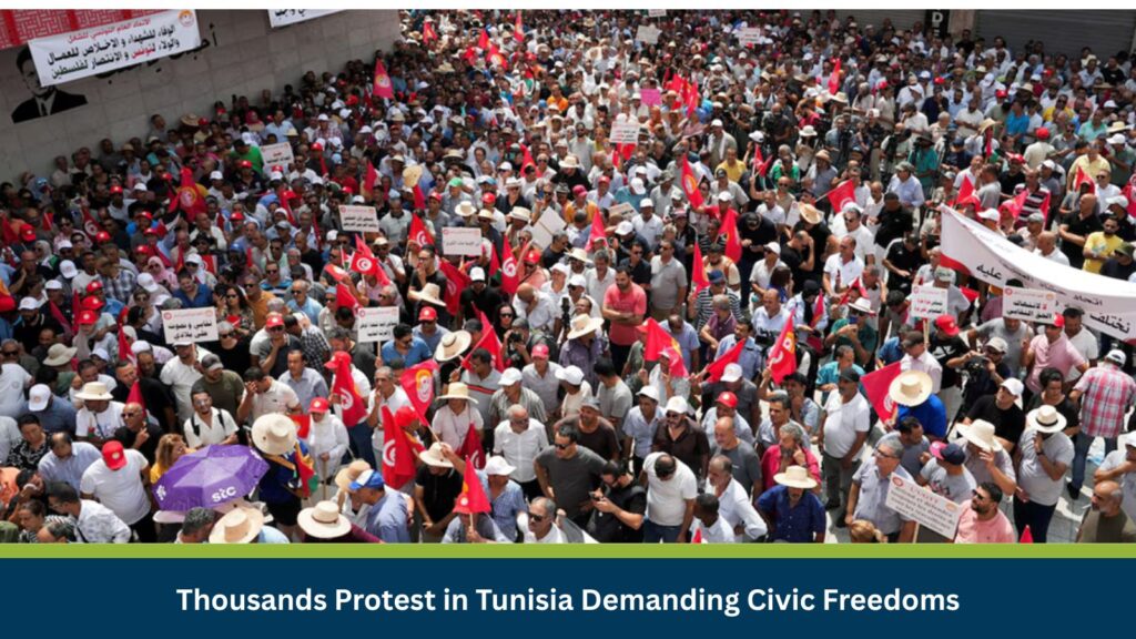 Thousands Protest in Tunisia Demanding Civic Freedoms