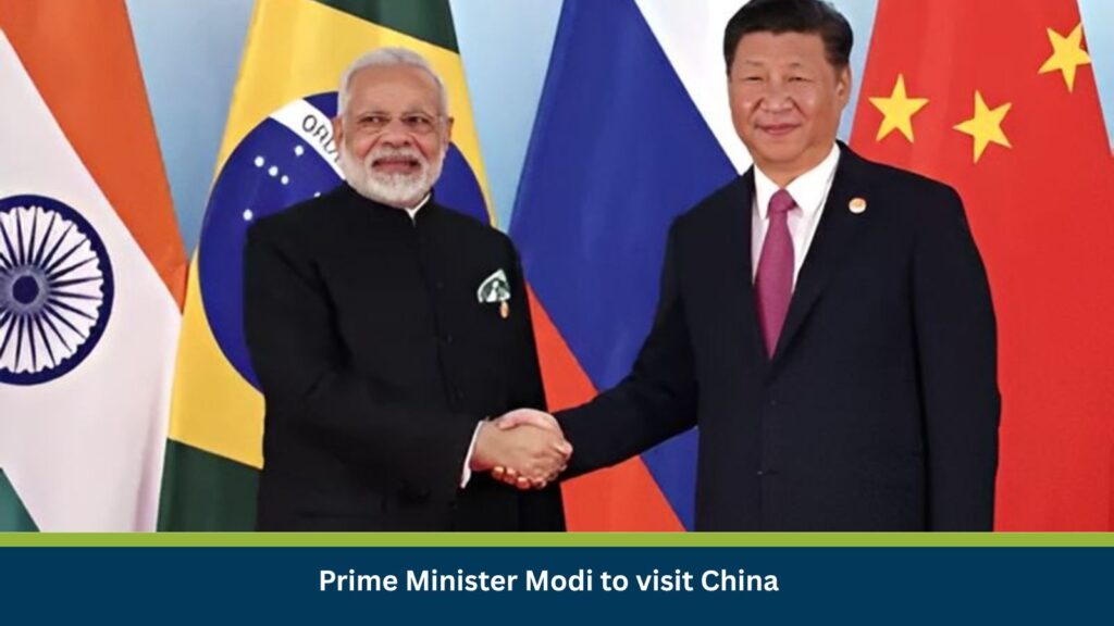 Prime Minister Modi to visit China