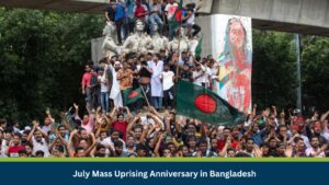 July Mass Uprising Anniversary in Bangladesh