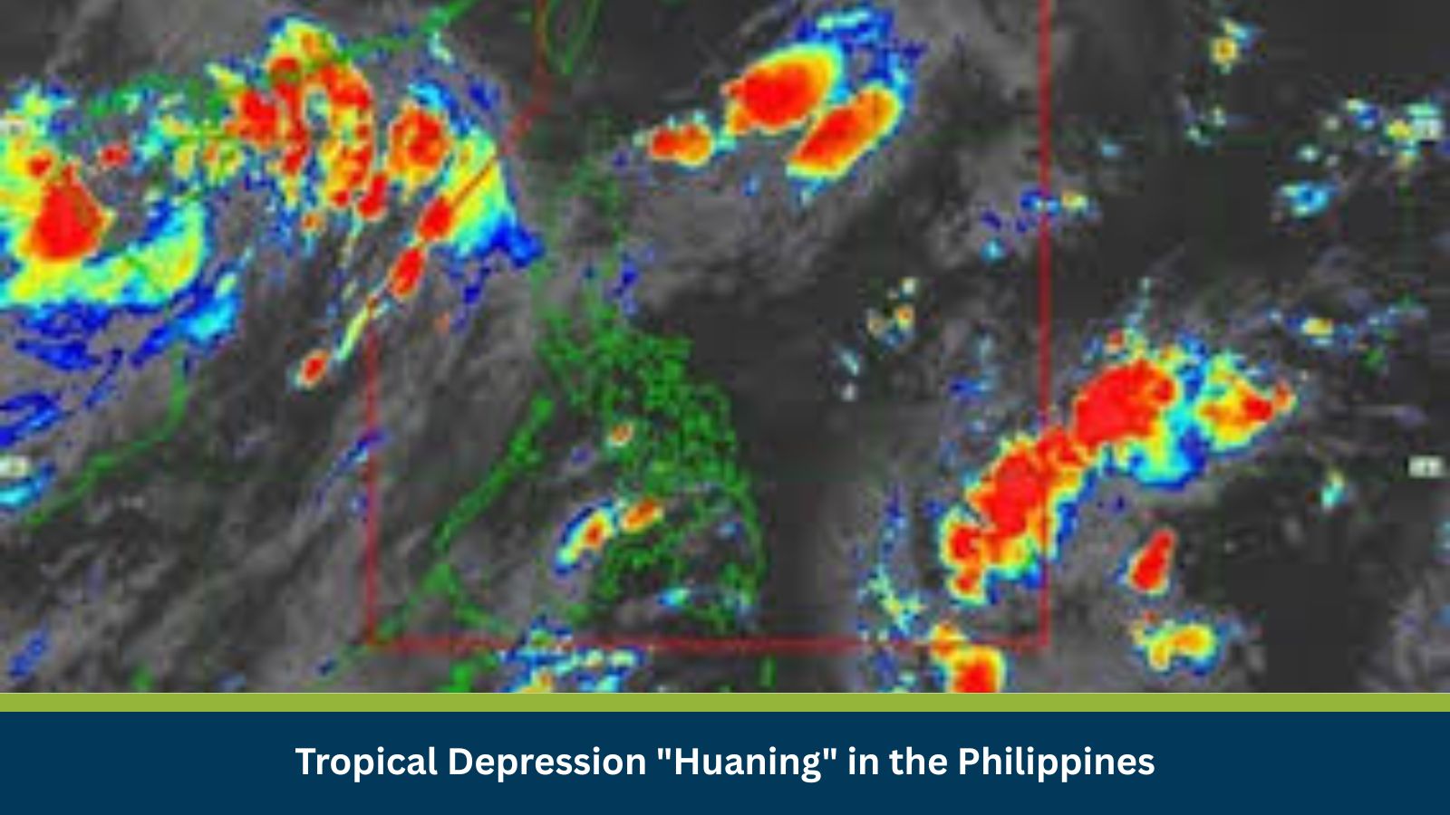 Tropical Depression "Huaning" in the Philippines