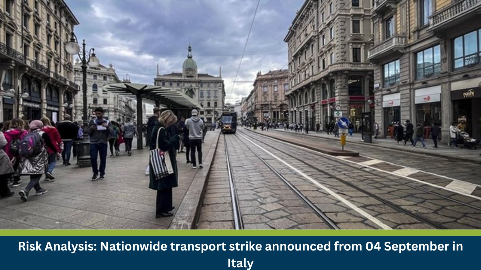 Risk Analysis: Nationwide transport strike announced from 04 September in Italy