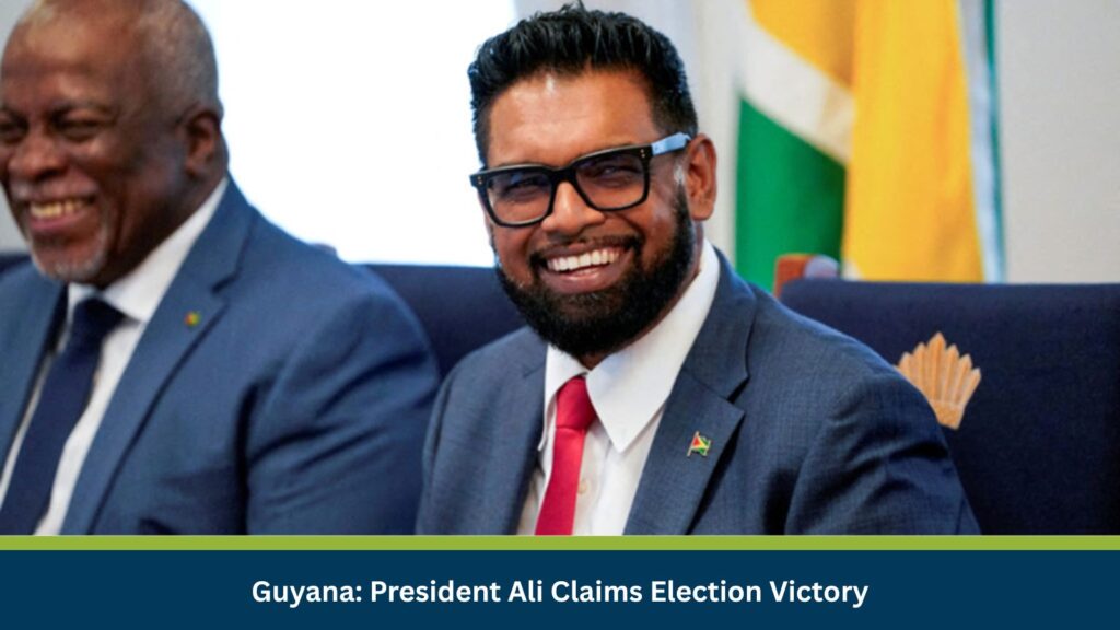 Guyana: President Ali Claims Election Victory