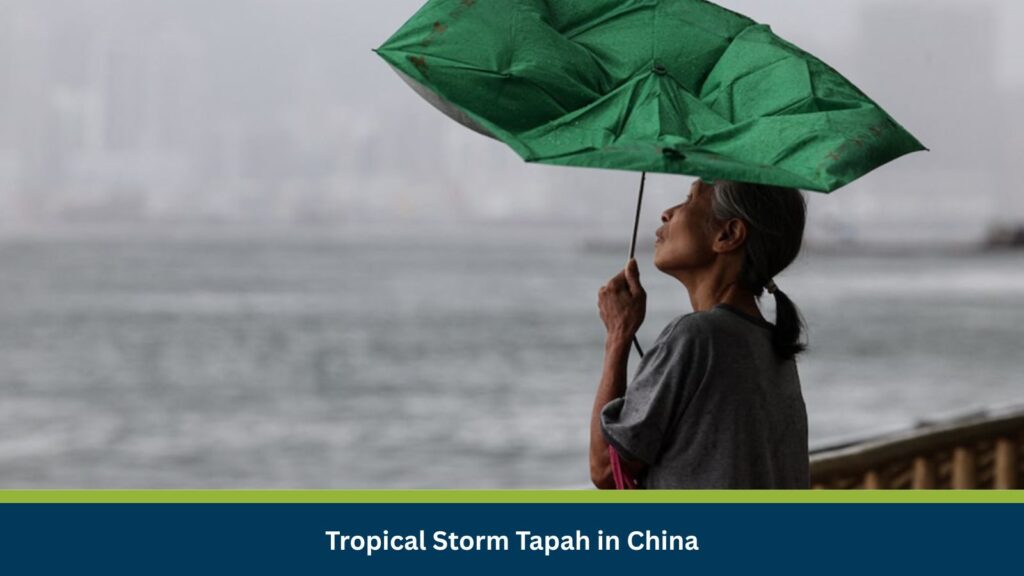 Tropical Storm Tapah in China