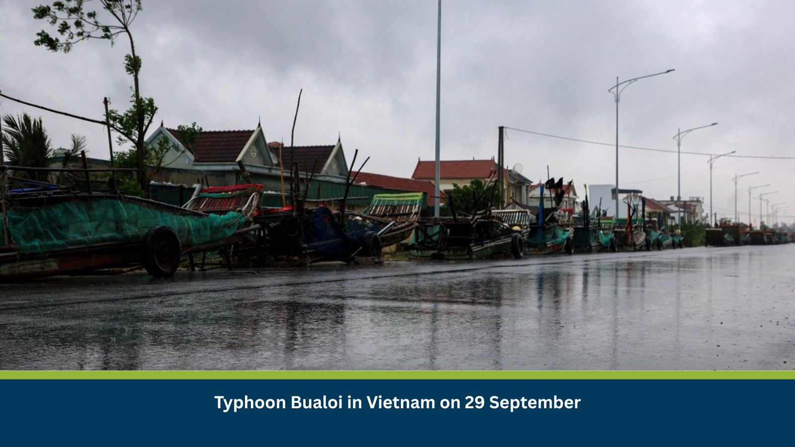 Typhoon Bualoi in Vietnam on 29 September