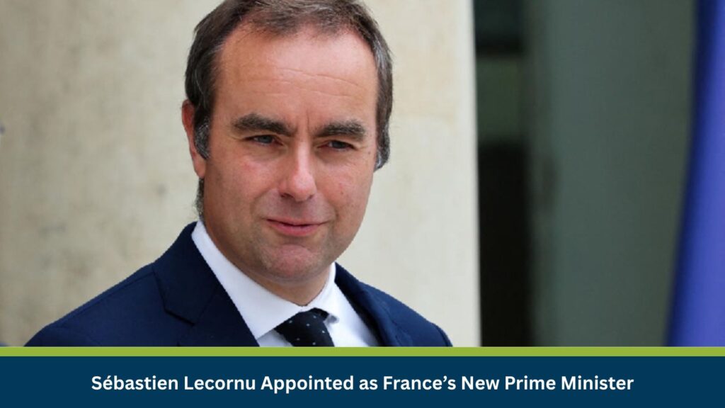 Sébastien Lecornu Appointed as France’s New Prime Minister
