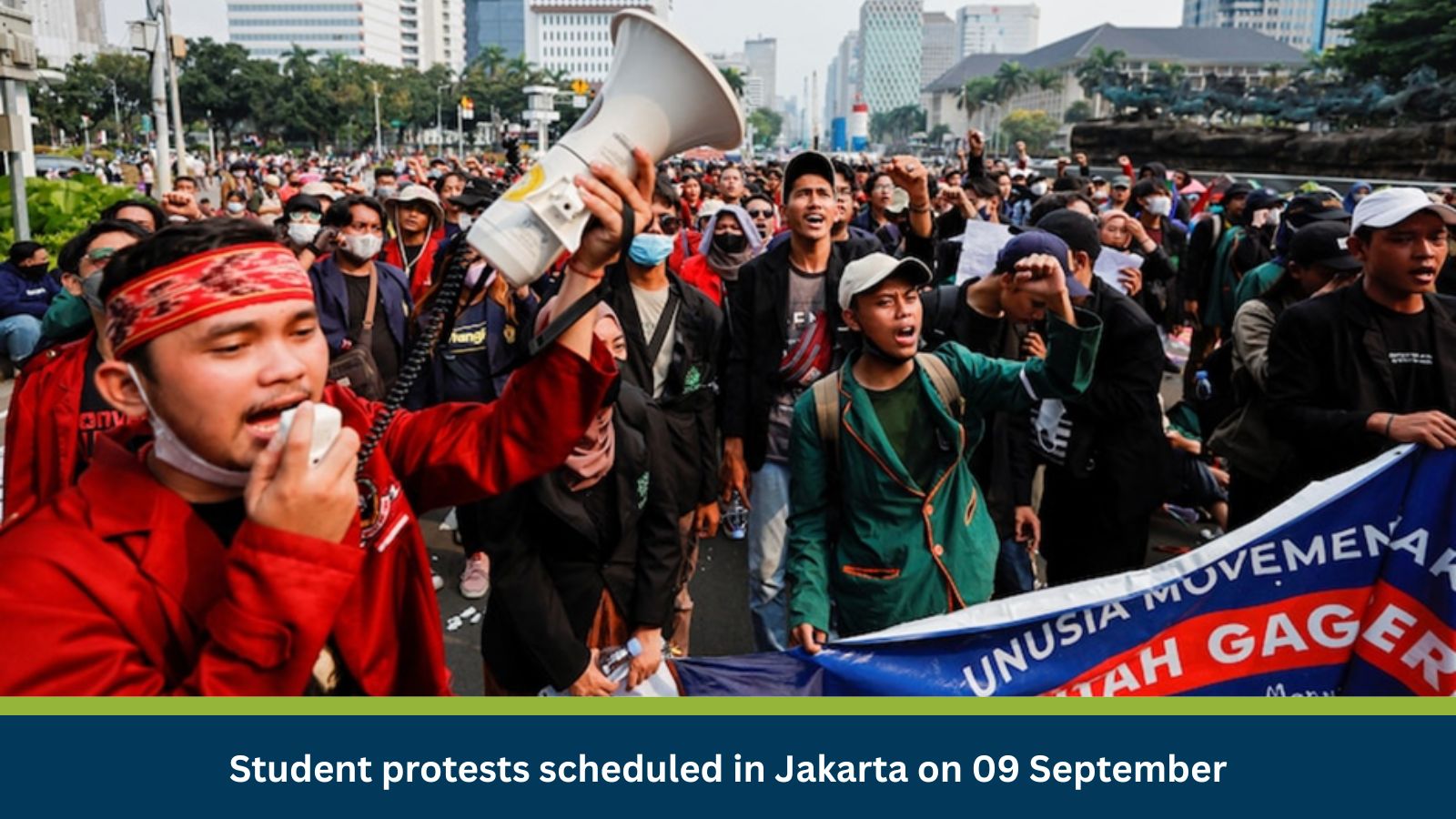 Student protests scheduled in Jakarta on 09 September