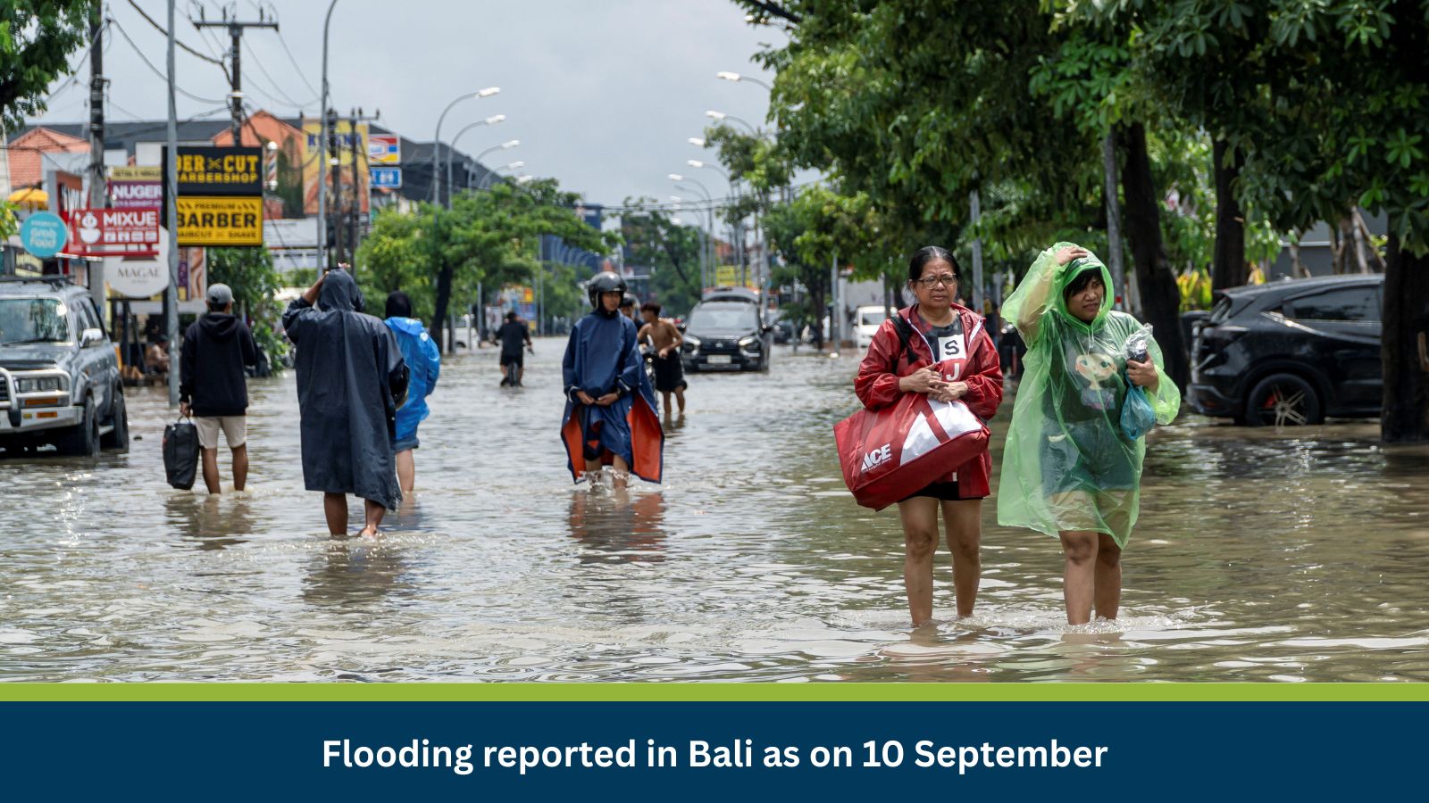 Flooding reported in Bali as on 10 September