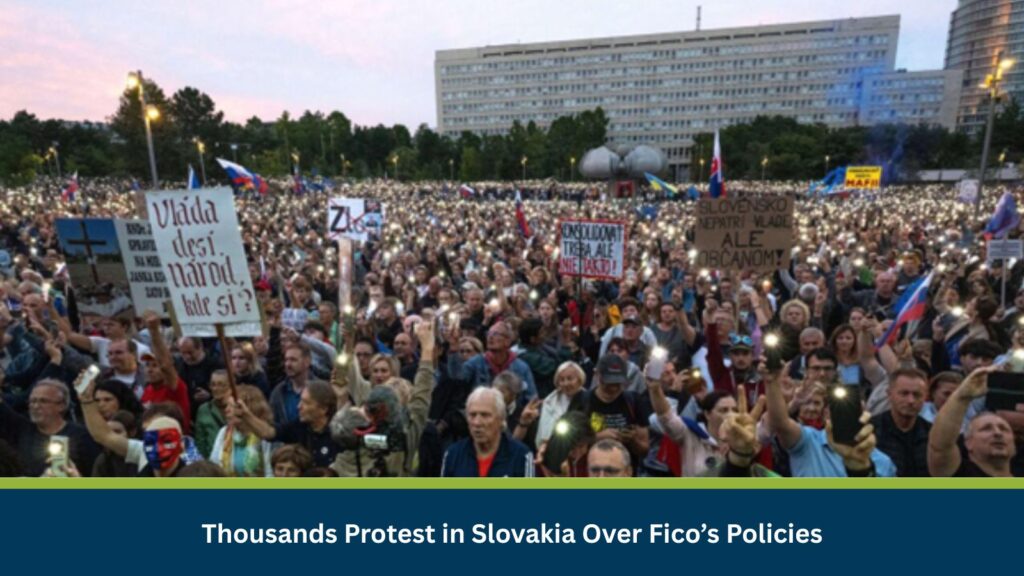Thousands Protest in Slovakia Over Fico’s Policies