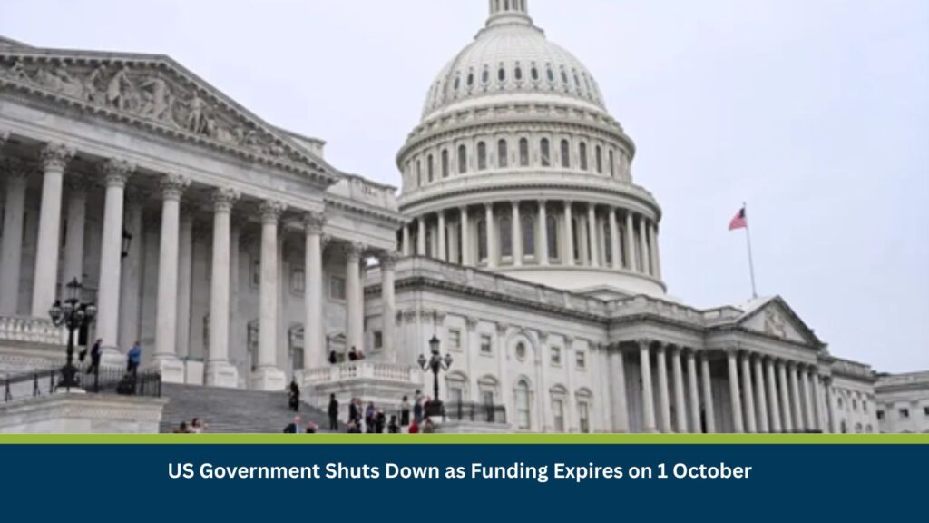 US Government Shuts Down as Funding Expires on 1 October