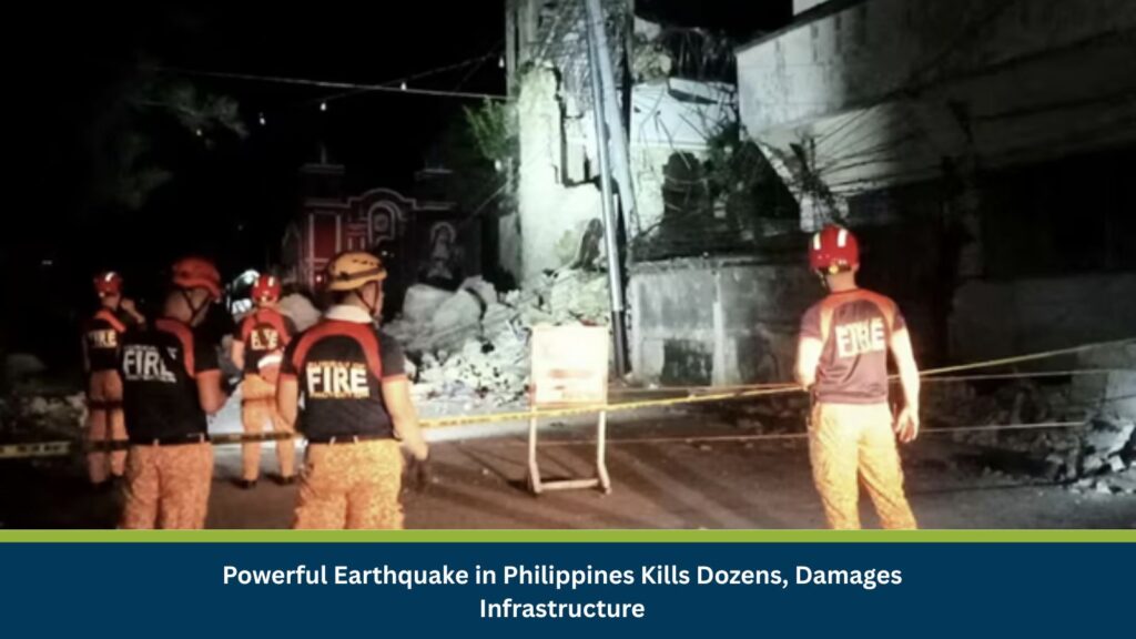 Powerful Earthquake in Philippines Kills Dozens, Damages Infrastructure