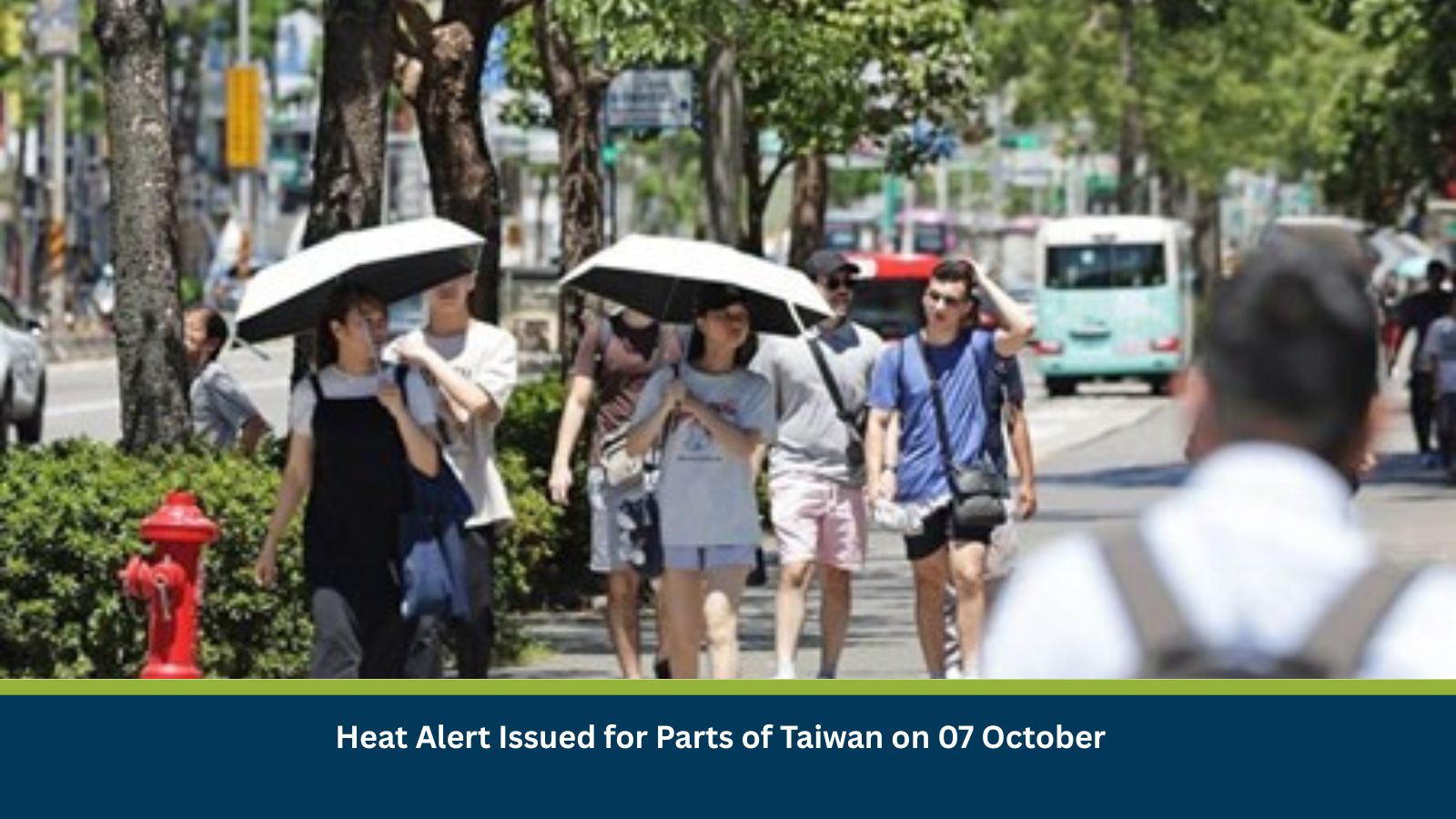Heat Alert Issued for Parts of Taiwan on 07 October