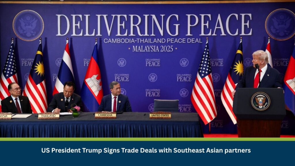 US President Trump Signs Trade Deals with Southeast Asian partners
