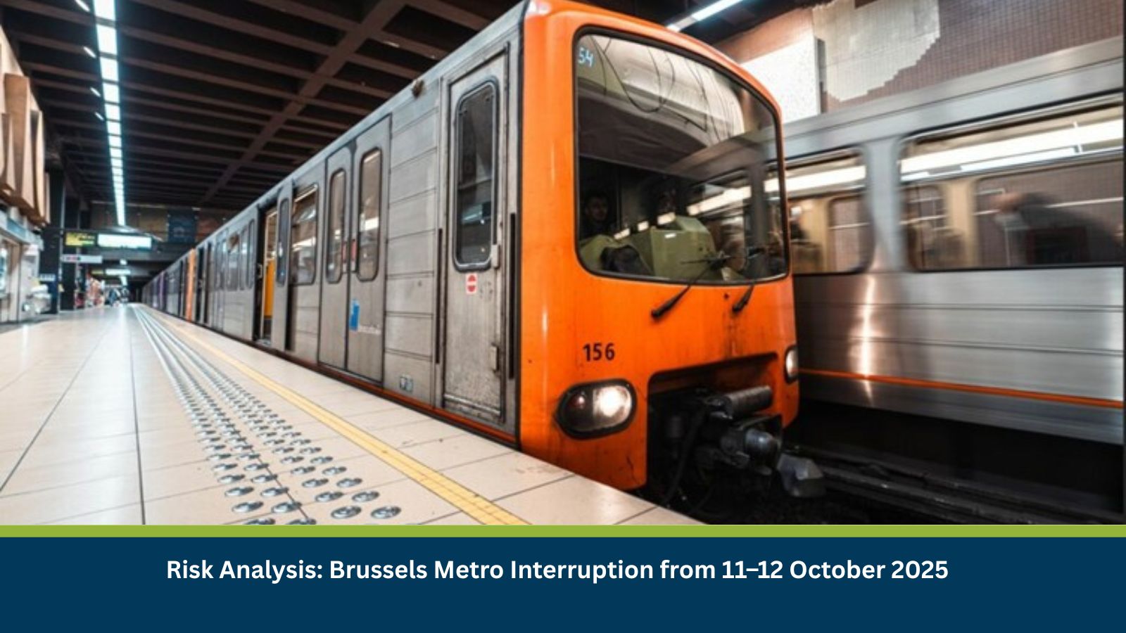 Brussels Metro Interruption from 11–12 October 2025