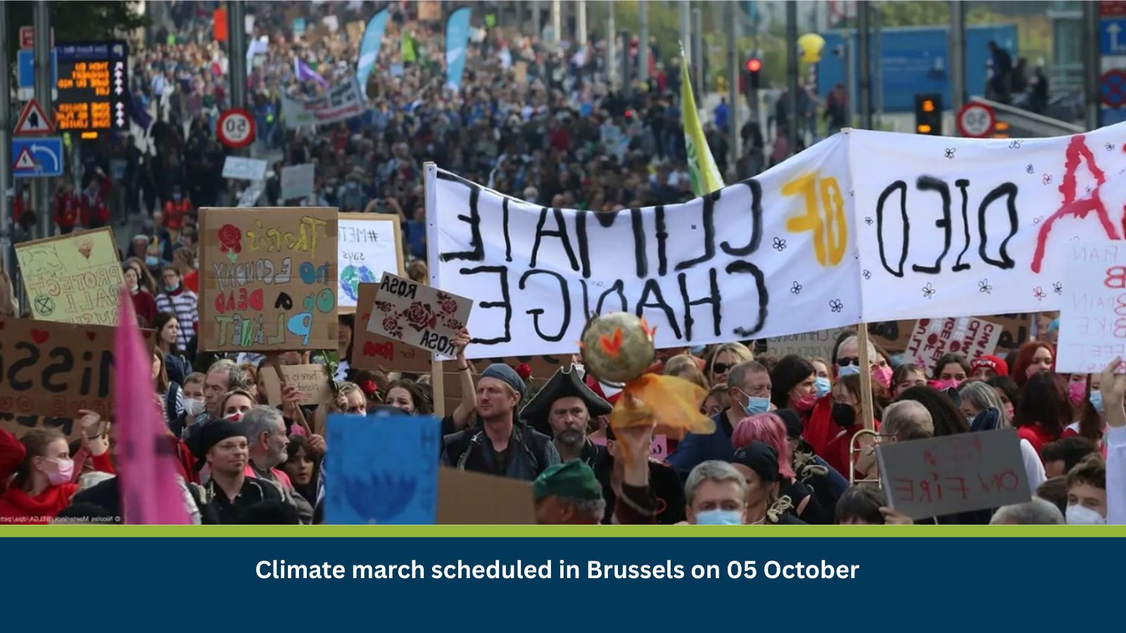 Climate march scheduled in Brussels on 05 October