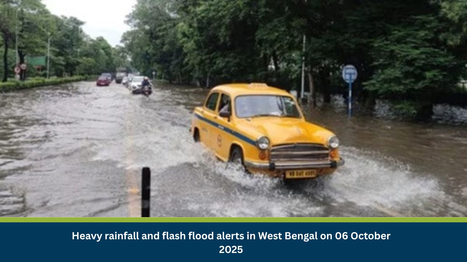 Heavy rainfall and flash flood alerts in West Bengal on 06 October 2025