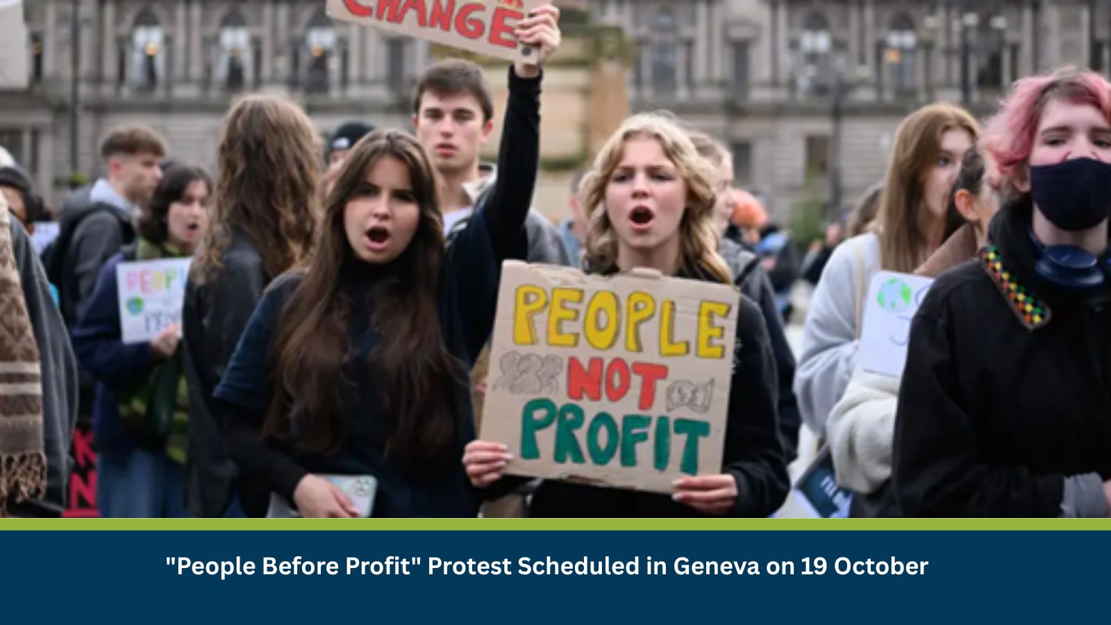 "People Before Profit" Protest Scheduled in Geneva on 19 October