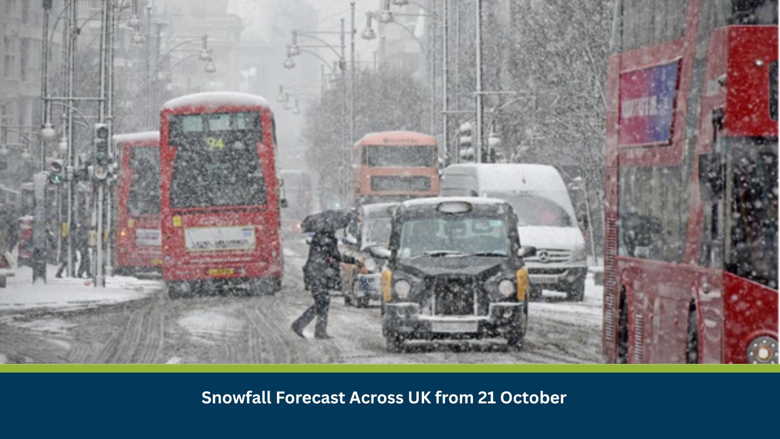 Snowfall Forecast Across UK from 21 October 