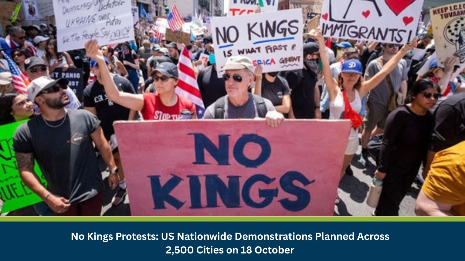 No Kings Protests: US Nationwide Demonstrations Planned Across 2,500 Cities on 18 October