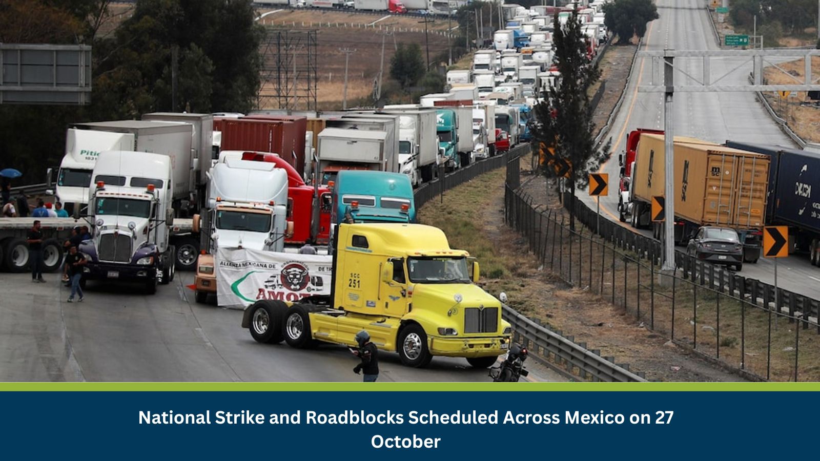 National Strike and Roadblocks Scheduled Across Mexico on 27 October