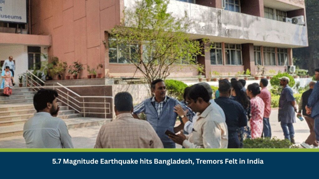 Earthquake hits Bangladesh