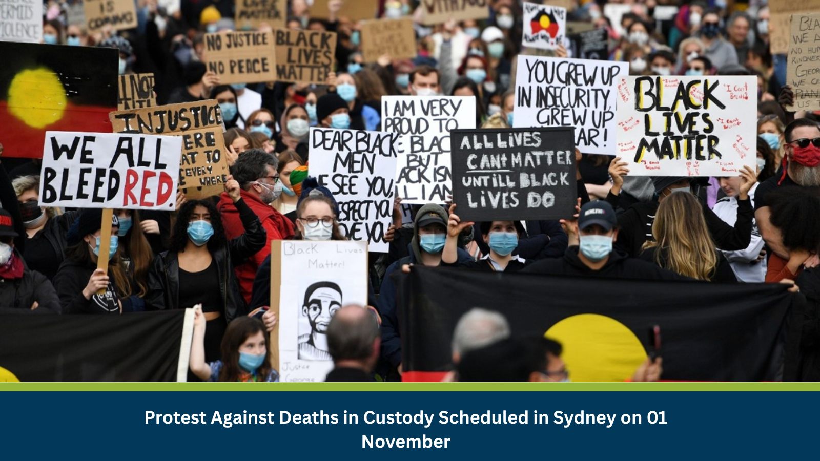 Protest Against Deaths in Custody Scheduled in Sydney on 01 November