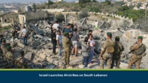 Israel launched airstrikes on three towns in southern Lebanon on 6 Nov, targeting Hezbollah sites and raising tensions along the border.