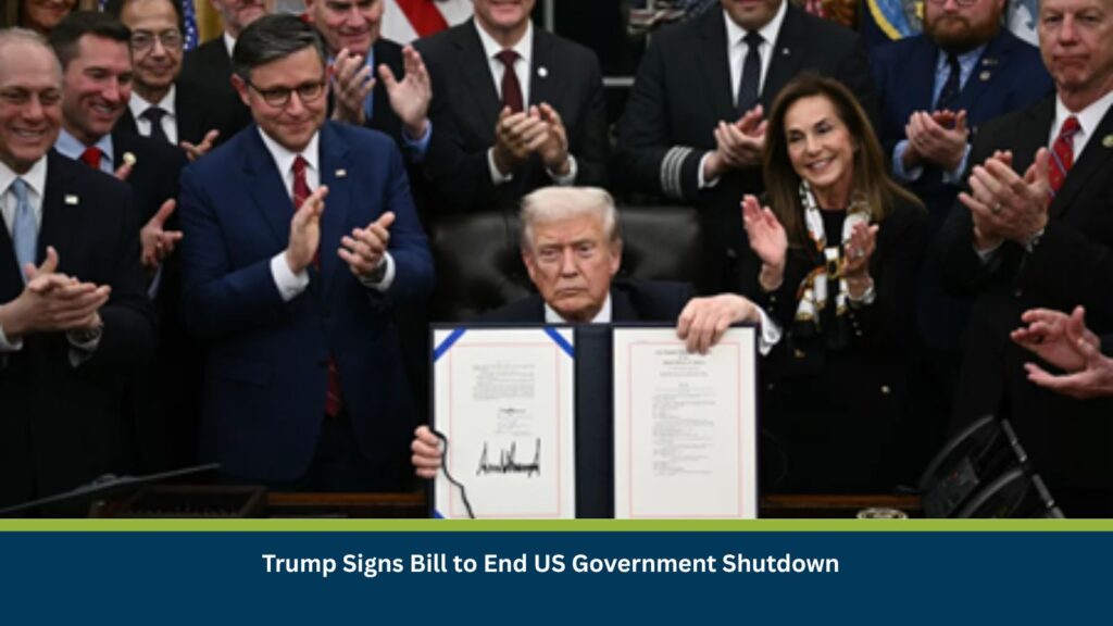 Trump Signs Bill to End US Government Shutdown