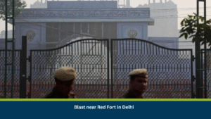 Blast near Red Fort in Delhi