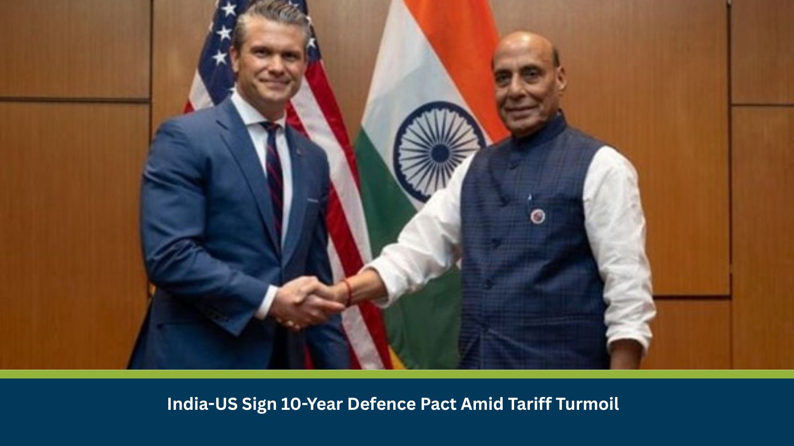 India-US Sign 10-Year Defence Pact Amid Tariff Turmoil