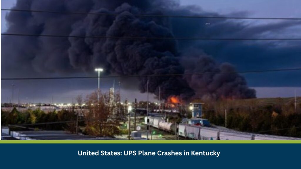 UPS cargo plane crashes at Louisville Airport on 4 Nov, killing seven and injuring 11; FAA, NTSB launch probe amid ongoing disruptions.