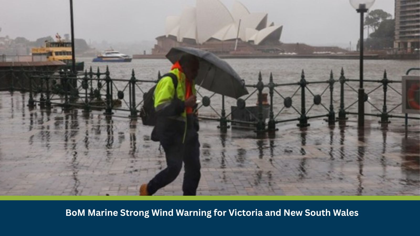 BoM Marine Strong Wind Warning for Victoria and New South Wales