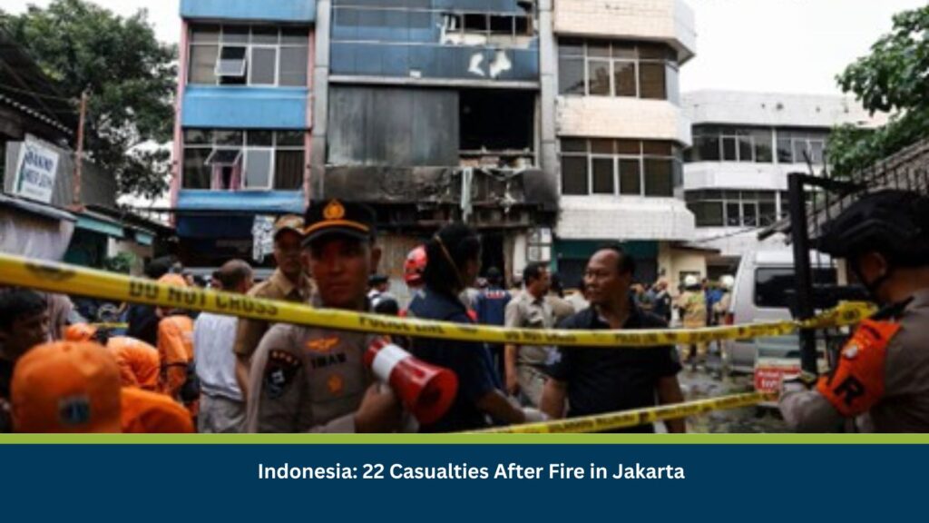 Fire in Jakarta