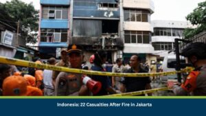 Fire in Jakarta