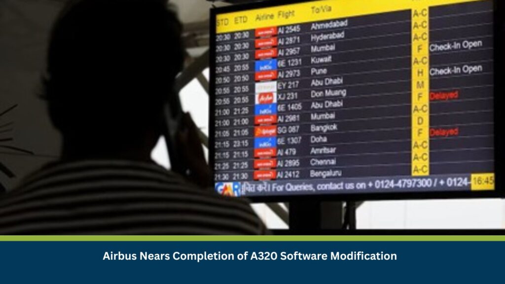 Airbus Nears Completion of A320 Software Modification
