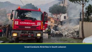 Israel Conducts Airstrikes in South Lebanon
