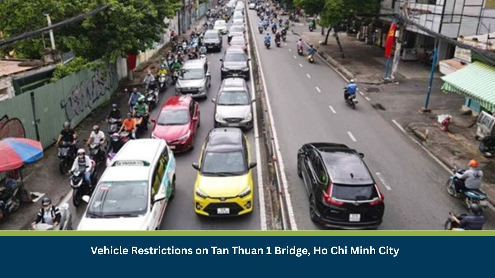 Vehicle Restrictions on Tan Thuan 1 Bridge, Ho Chi Minh City