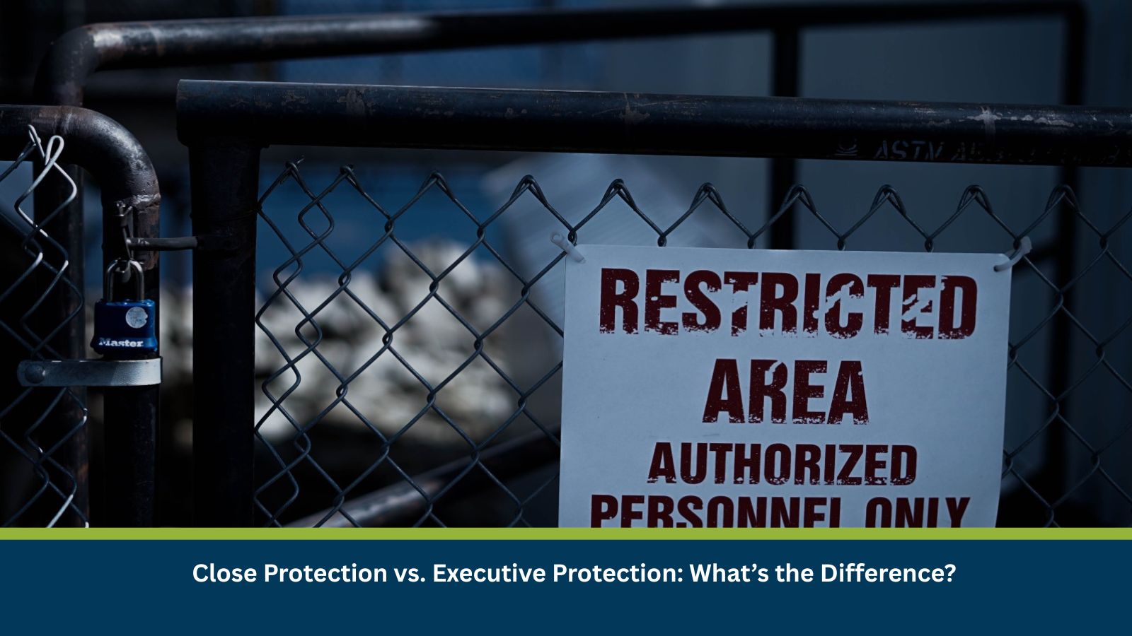 Close Protection vs. Executive Protection