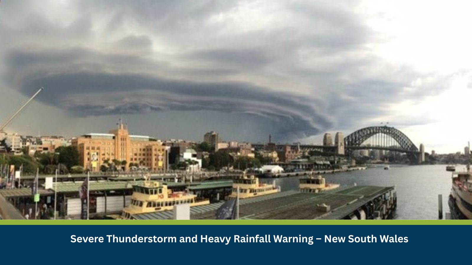 Wales Thunderstorm and Heavy Rainfall Warning