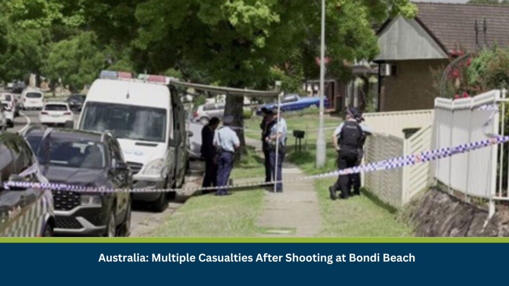 hooting at Bondi Beach