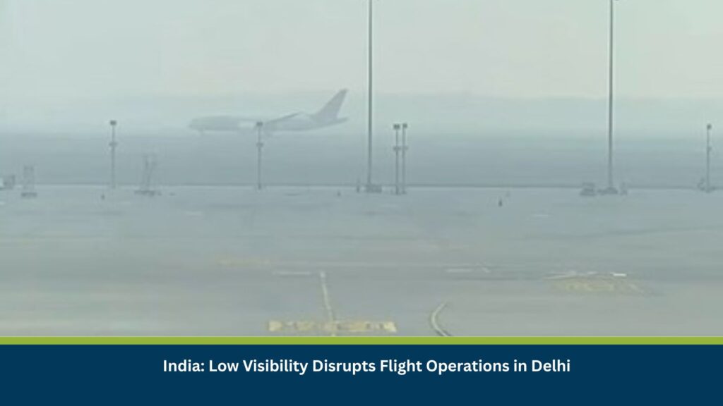 Low Visibility Disrupts Flight Operations in Delhi