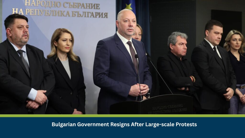Bulgarian Government Resigns After Large-scale Protests