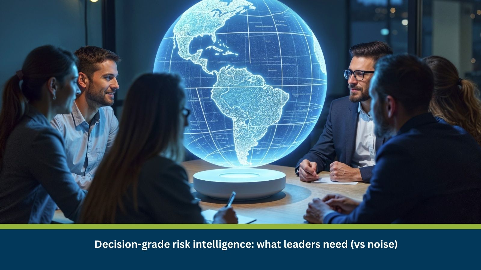 Decision-grade risk intelligence: what leaders need (vs noise)