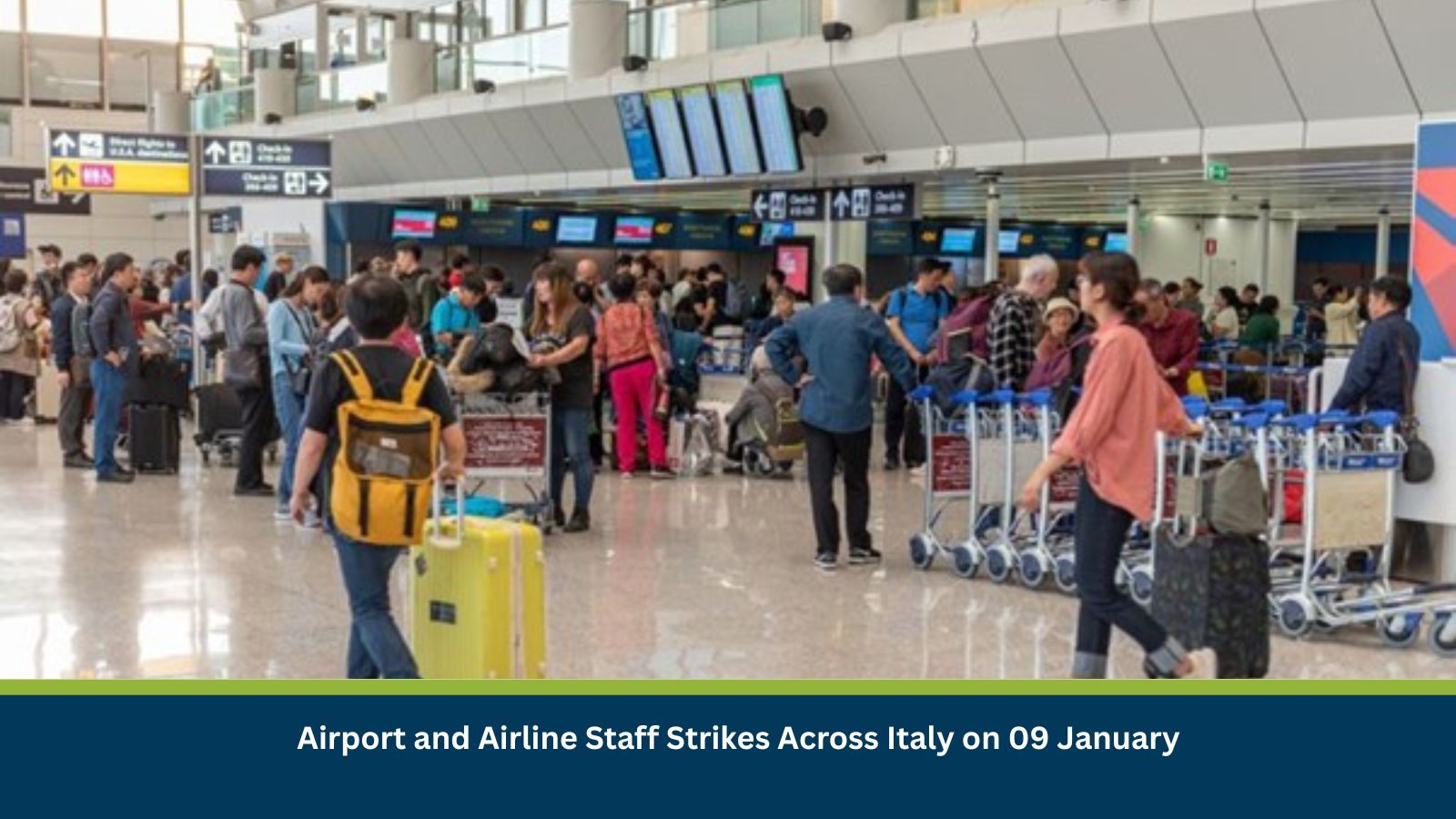 Italy Airport and Airline Staff Strikes